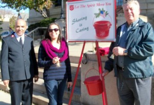 Spectra Joins Salvation Army Kettle kickoff at Kearny NJ Town Hall 1